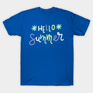 Hello Summer (blue) T-Shirt